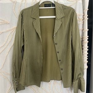 Liz Claiborne Silk Button Up Shirt